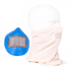 Jonaset Scarf (Natural White) + Breathing Air Warmer