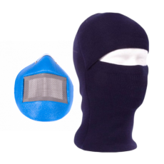 Breathing Air Warmer + Thermal Hood (Dark Blue)
